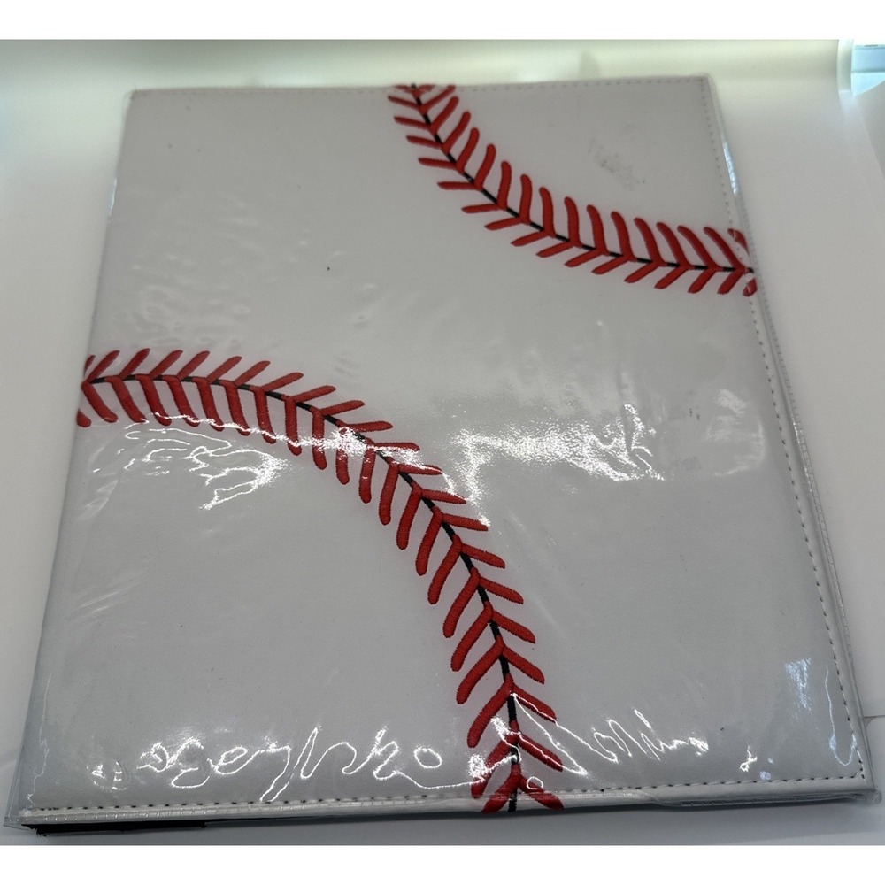 The Paper Studio Baseball Sports Photo Album NEW Stitching 8.5"X11" Scrapbook